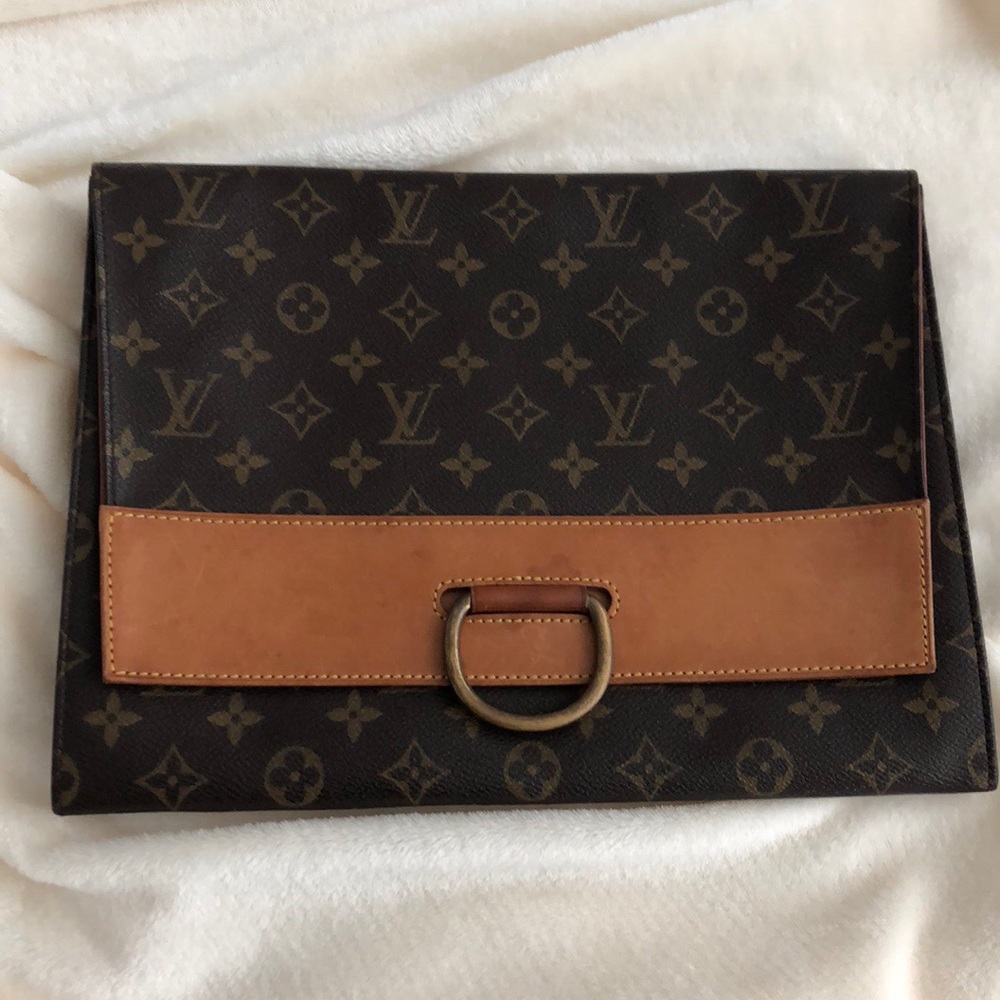 LV Vintage Authentic Document / iPad Holder